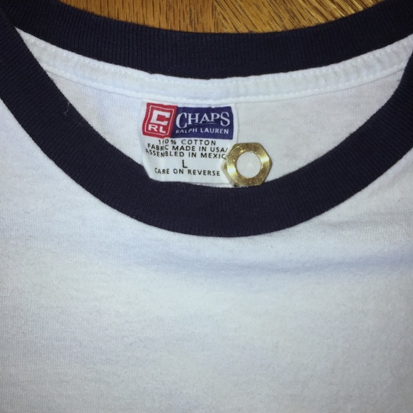 Chaps Ralph Lauren Spell-Out  Logo Tee - Picture 4 of 4